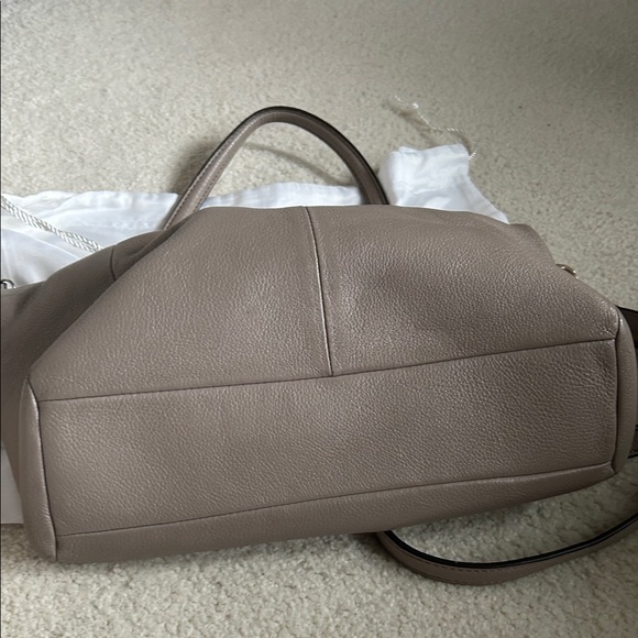 Coach Gray Leather Shoulder Bag - Picture 8 of 10